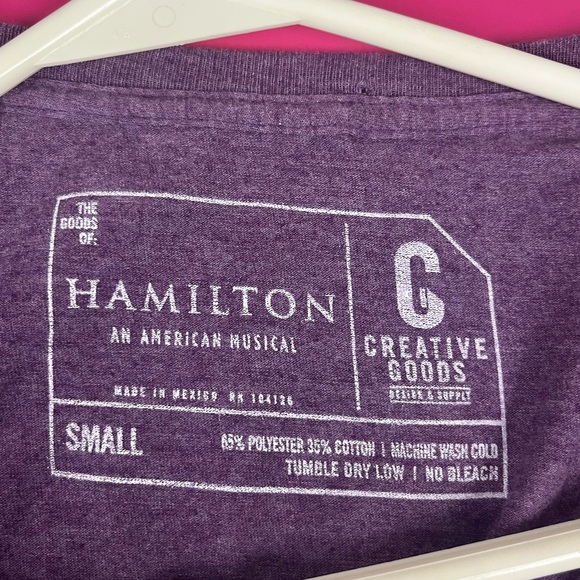 Hamilton “I Will Never Be Satisfied” Tee | Size Small - Picture 4 of 5